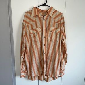 Vintage Pearl snap cowboy shirt